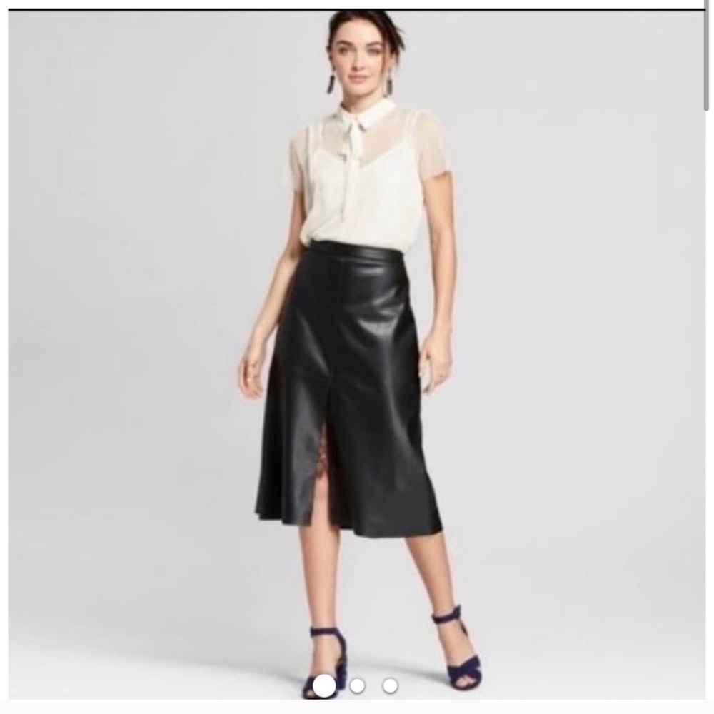 NWOT Leather Skirt